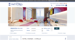 Desktop Screenshot of hotelvictoriavicenza.com